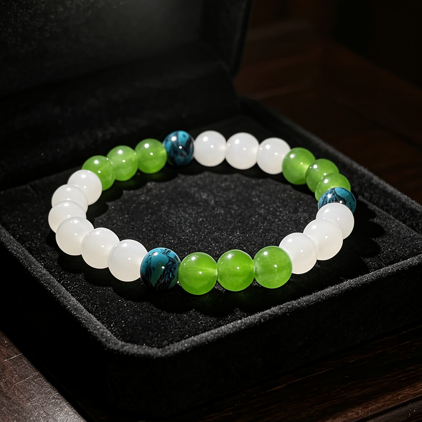Fresh Crystal Bracelet with Light Color Palette, Spring