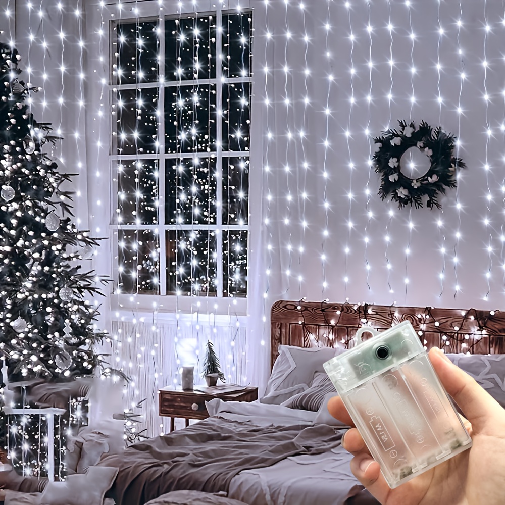 TEMU Led Battery-powered Fairy String Lights 8 Lighting Parties Weddings Indoor Lights Fairy String Lights