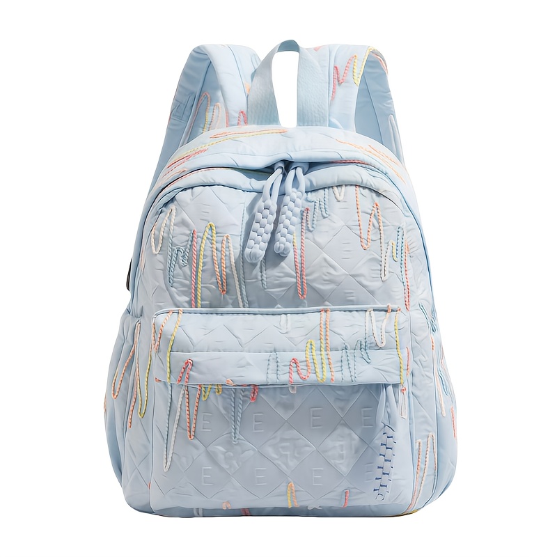 E-shop Modischer schicker Damenrucksack, lässiger Rucksack mit großem Fassungsvermögen, stylische Reise- Einkaufstasche, einfacher Rucksack in