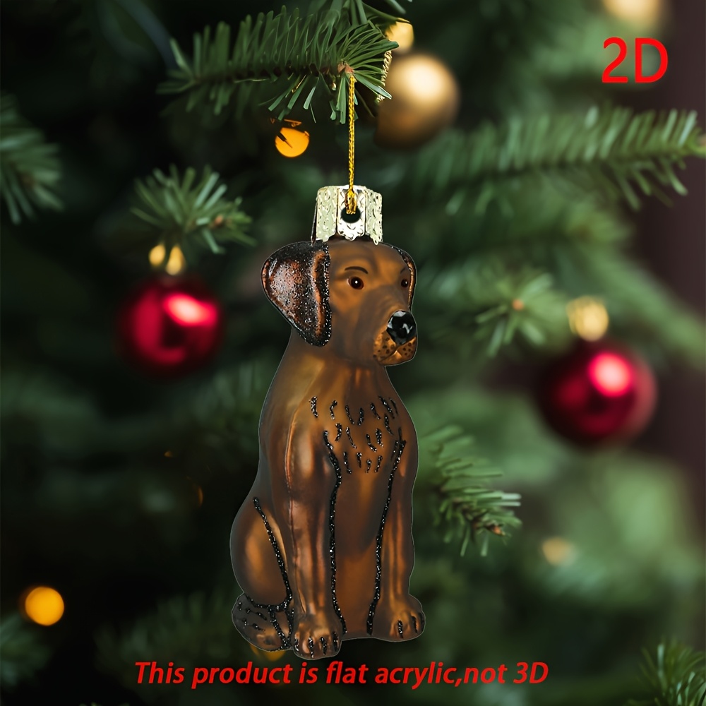 

1pc Dog Christmas Tree - , Seasonal Decor For Christmas, Halloween, Easter, New - Non-electric, Featherless Decoration