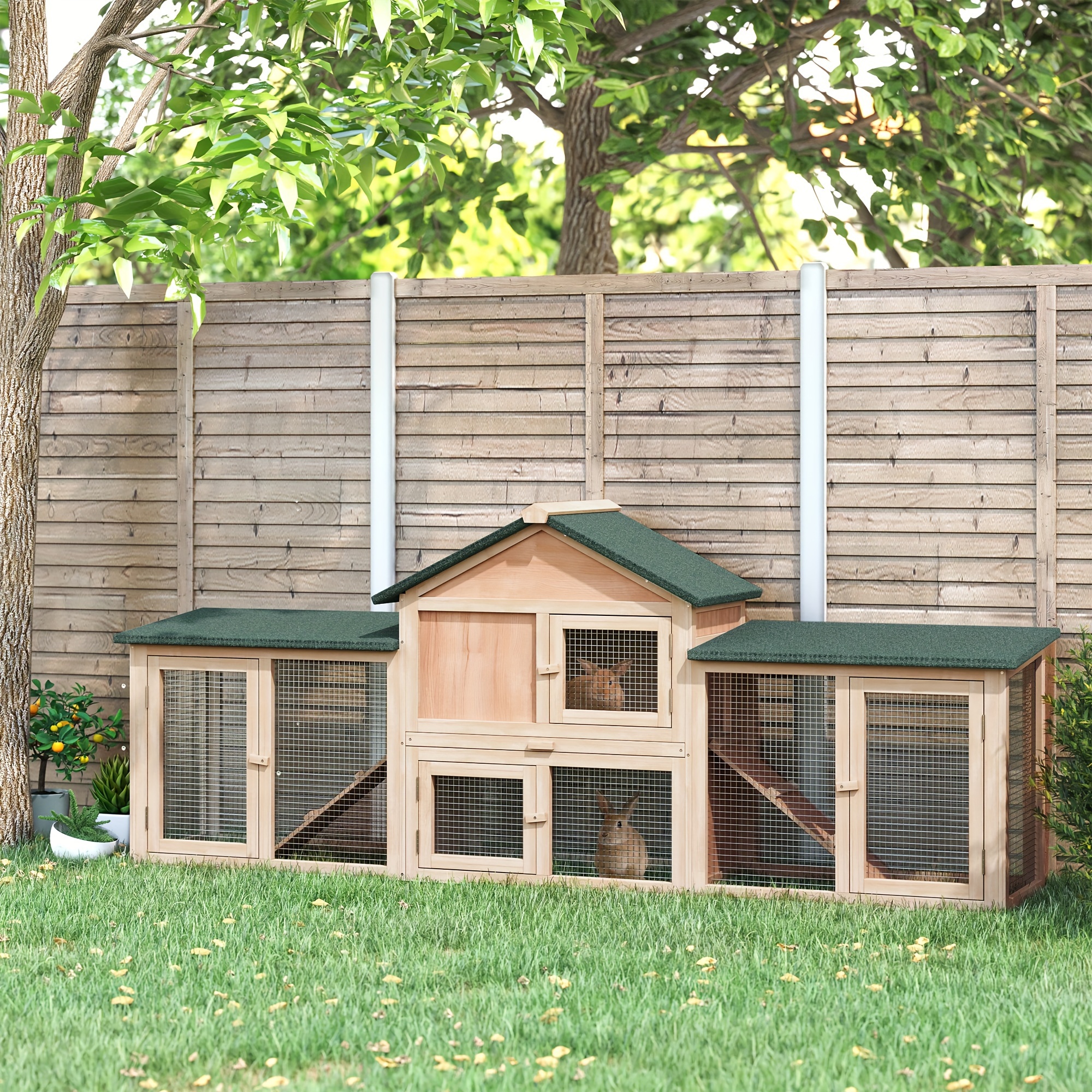 83 l outdoor rabbit hutch guinea pig cage indoor Temu