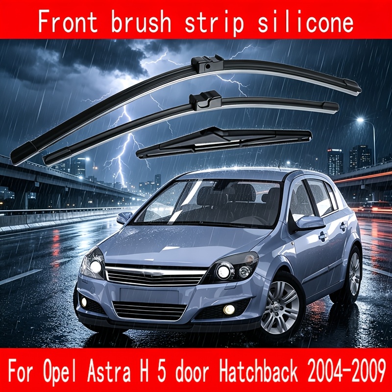 Lhd Front & Rear Wiper Blades Set For H 5 Doors 2004 - 2009 Windshield Windscreen Window 22"18"12"