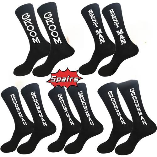 5 8 pairs of funny socks for groomsmen ideal gifts for men on wedding proposals 100 groomsmen socks