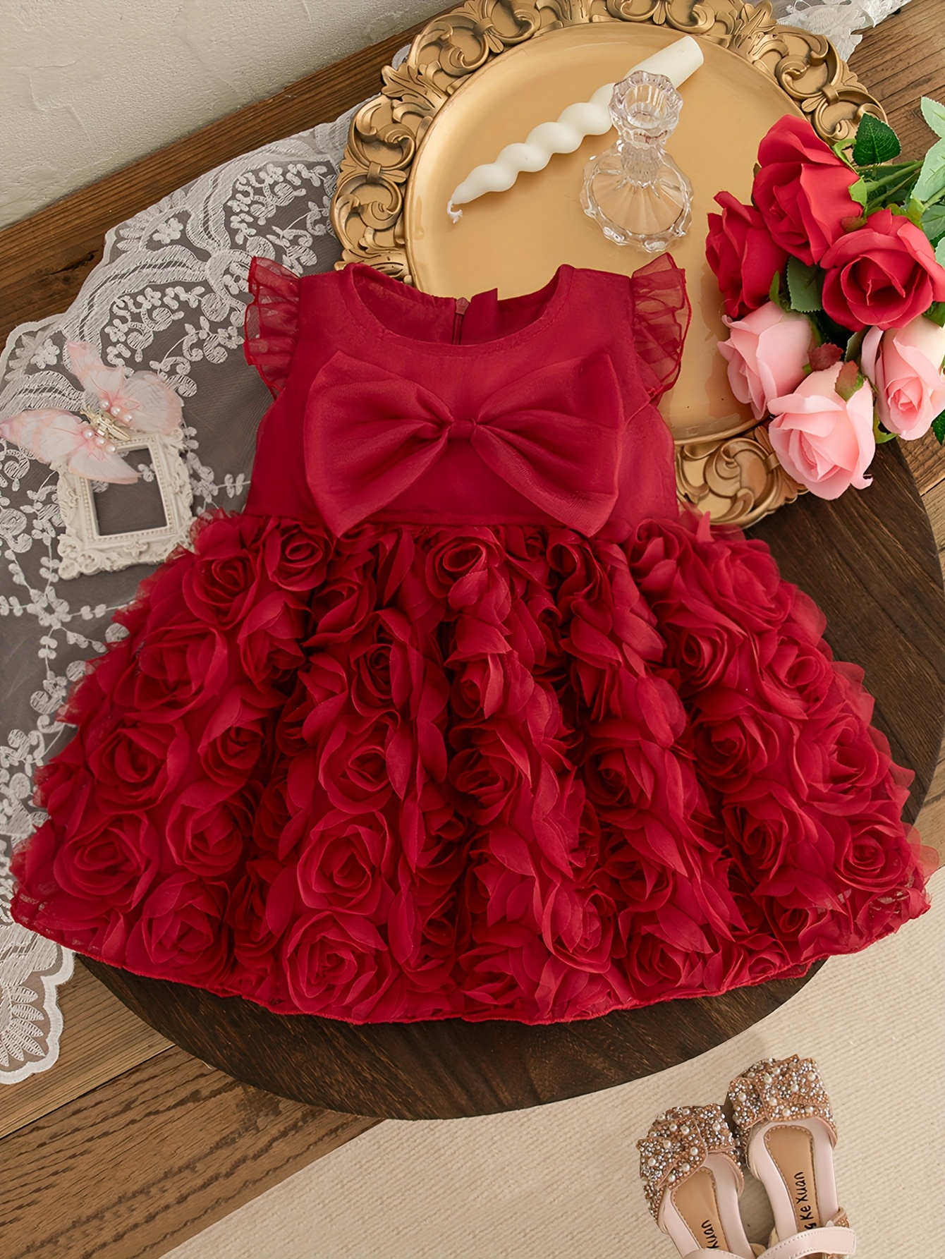birthday dress for 2 year old Baby Girl 1 Year Birthday Outfit main image 0