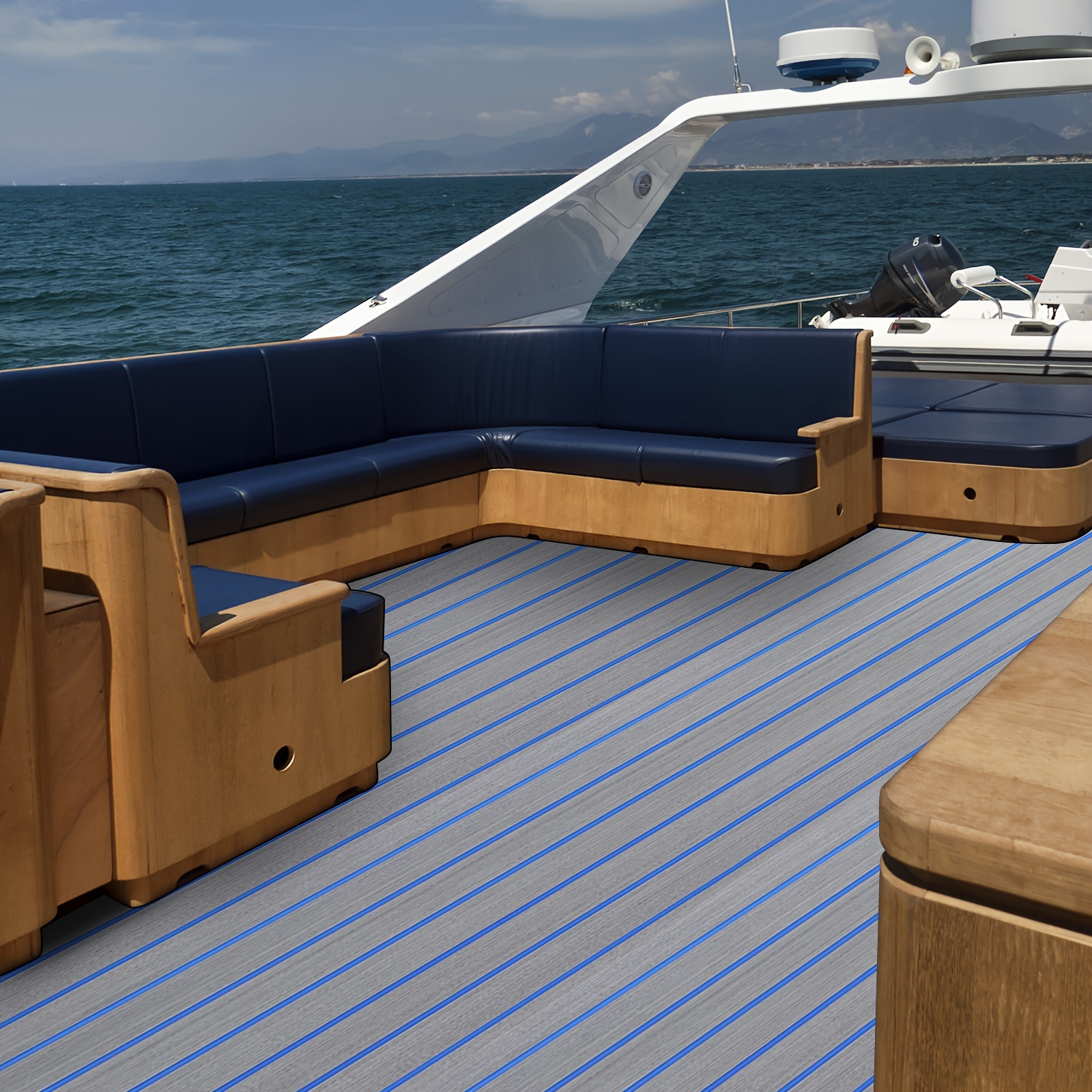 Boat Flooring Sheet Eva Foam Boat Decking Sheet Self - Temu