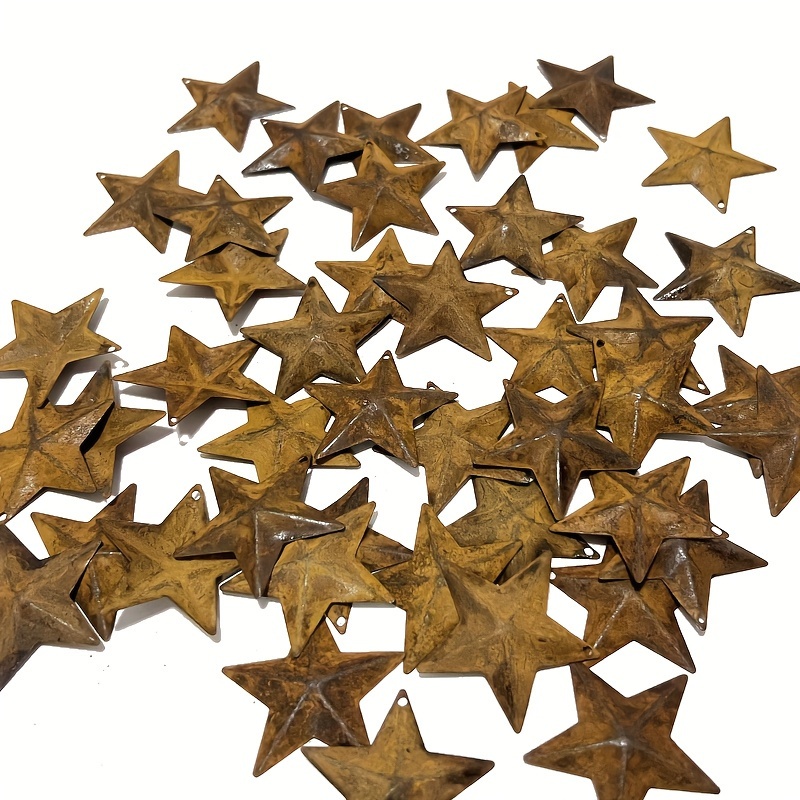 

Christmas Holiday Party Decorations 20pcs Rusty Rusty Metal Stars For Christmas And Holiday Wreath Decor