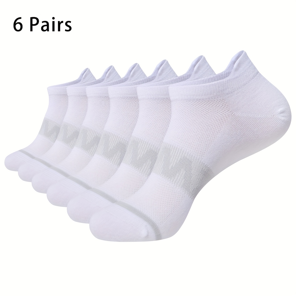E-shop 6/20 Paar atmungsaktive, schnelltrocknende Sport-Knöchelsocken für Herren & Damen – Feuchtigkeitstransportierende, niedrig geschnittene