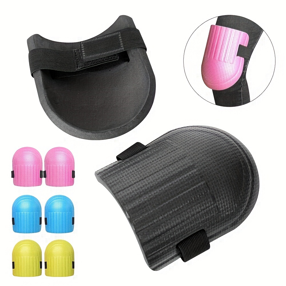 

1 Pair Soft Foam Knee Pads - Sponge Rubber Knee Support For Work, Gardening, Cleaning, Sports - Durable Protective Builder Workplace Safety Gear