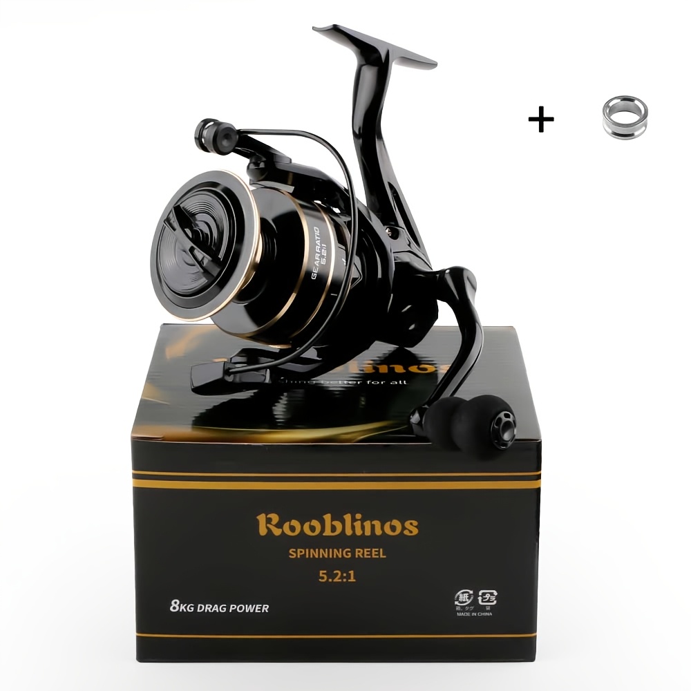TEMU 1pc Ha Fishing Reel, Full Metal Spinning Reel, Long-casting Lure Fishing Reel, Suitable For Saltwater Fishing