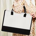 stylish blank handbag with diy design large capacity shopping bag for wedding gifts outing and commuting versatile date