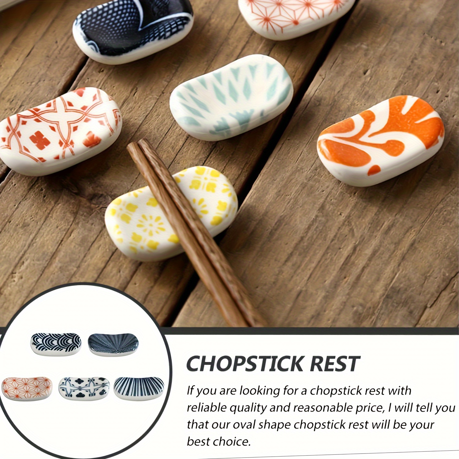 2pcs Japanese Chopsticks Rest Style Handmade Wooden Chopsticks Rest Dinner Spoon Stand Fork Knife Holder Tableware