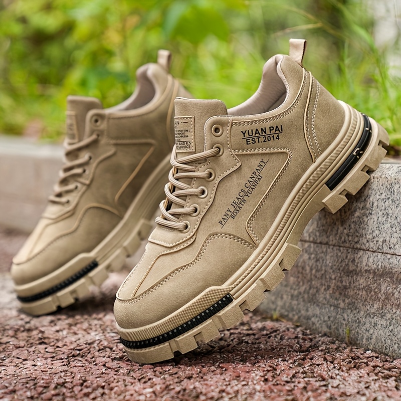 TEMU Loeikan Autumn New Arrival Low-top Men's Outdoor Casual Sneakers, Lace-up Fashion Men's Shoes