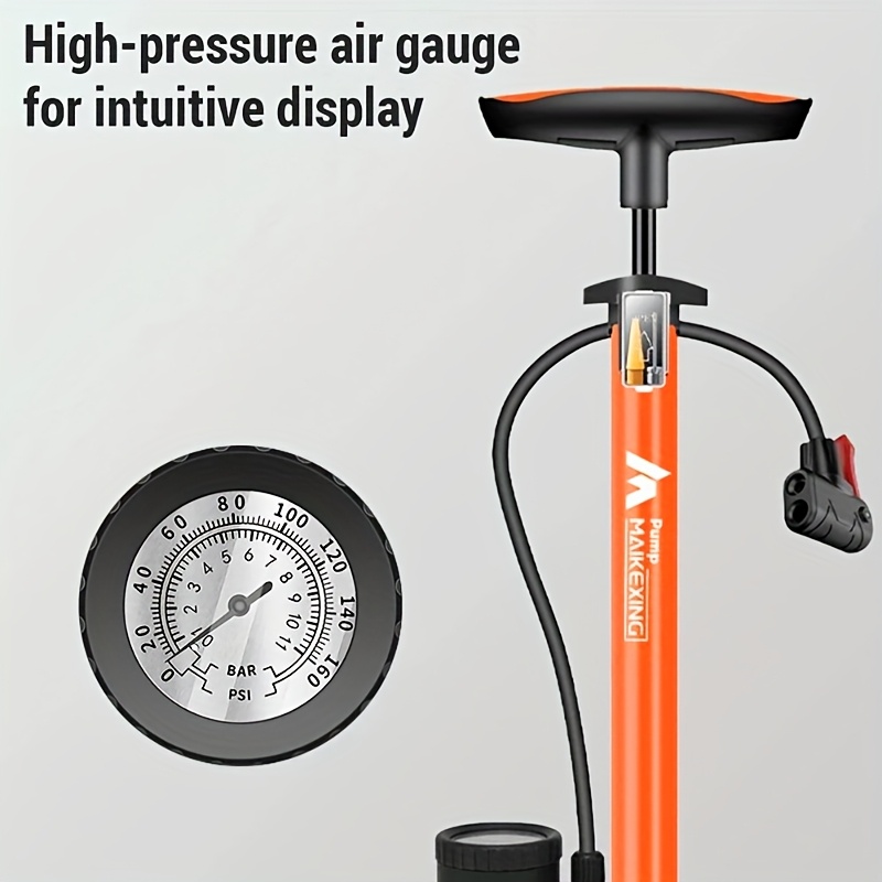fahrradpumpe manometer  multifunktions luftpumpe fahrrder - Temu  Switzerland