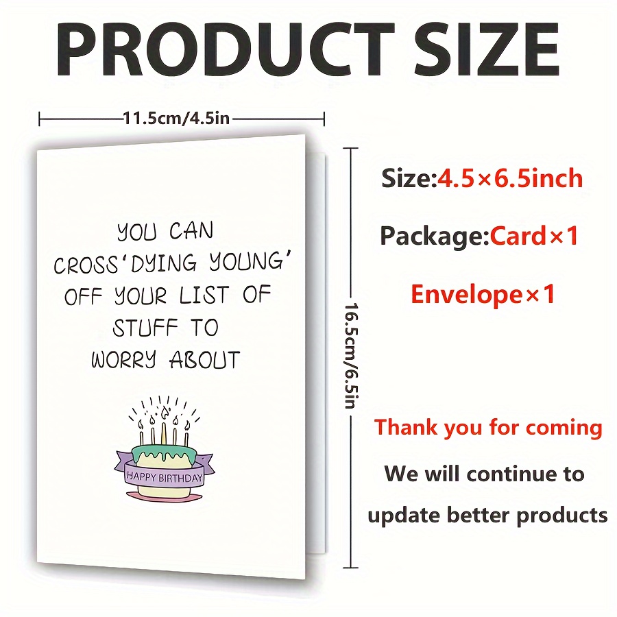 Birthday Greeting Cards With Envelopes | Glossy Finish | Gummed Closure ...