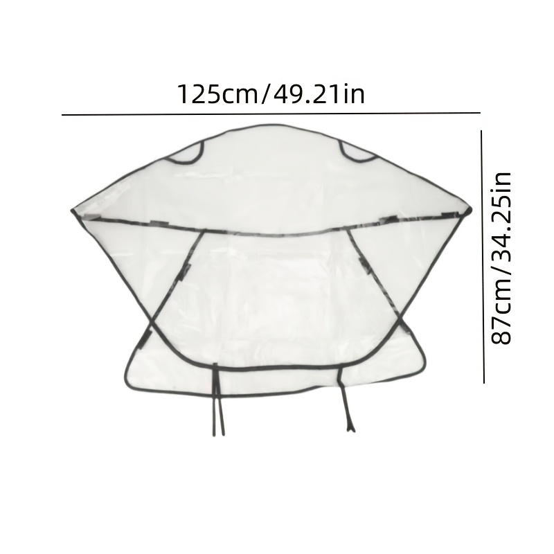 Rain Cover for Strollers, Wind and Rain Protection