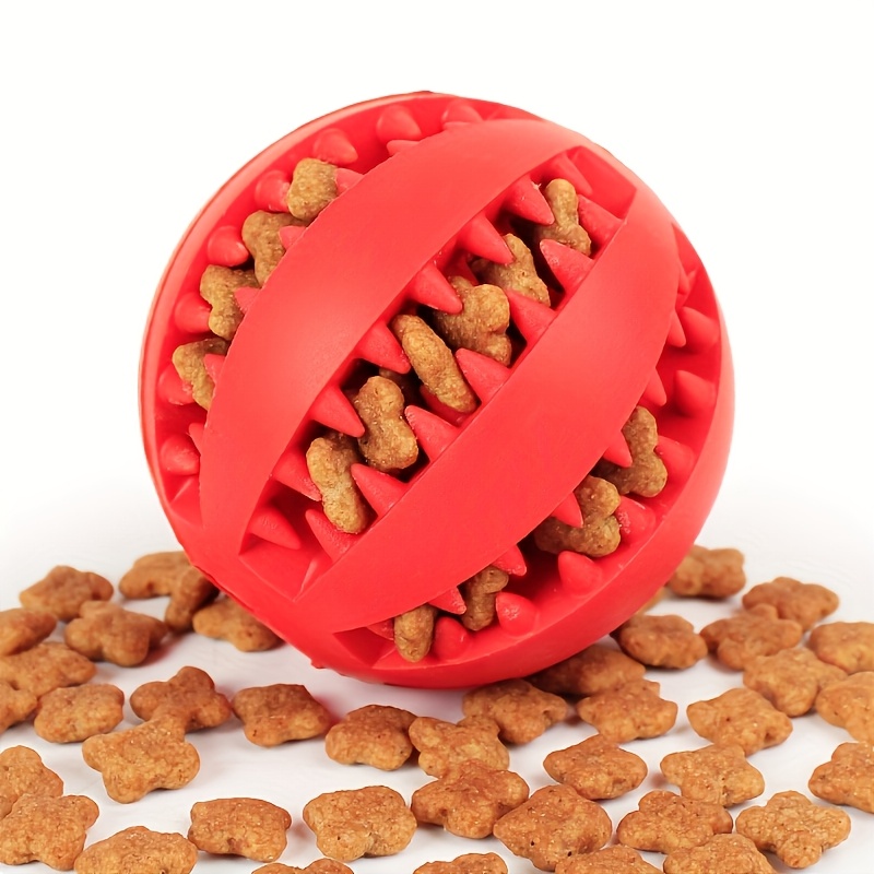 funbite chew ball balls for interactive play food dispenser molar teeth cleaning mental stimulation and long lasting entertainment for your furry friend without battery Product details 11