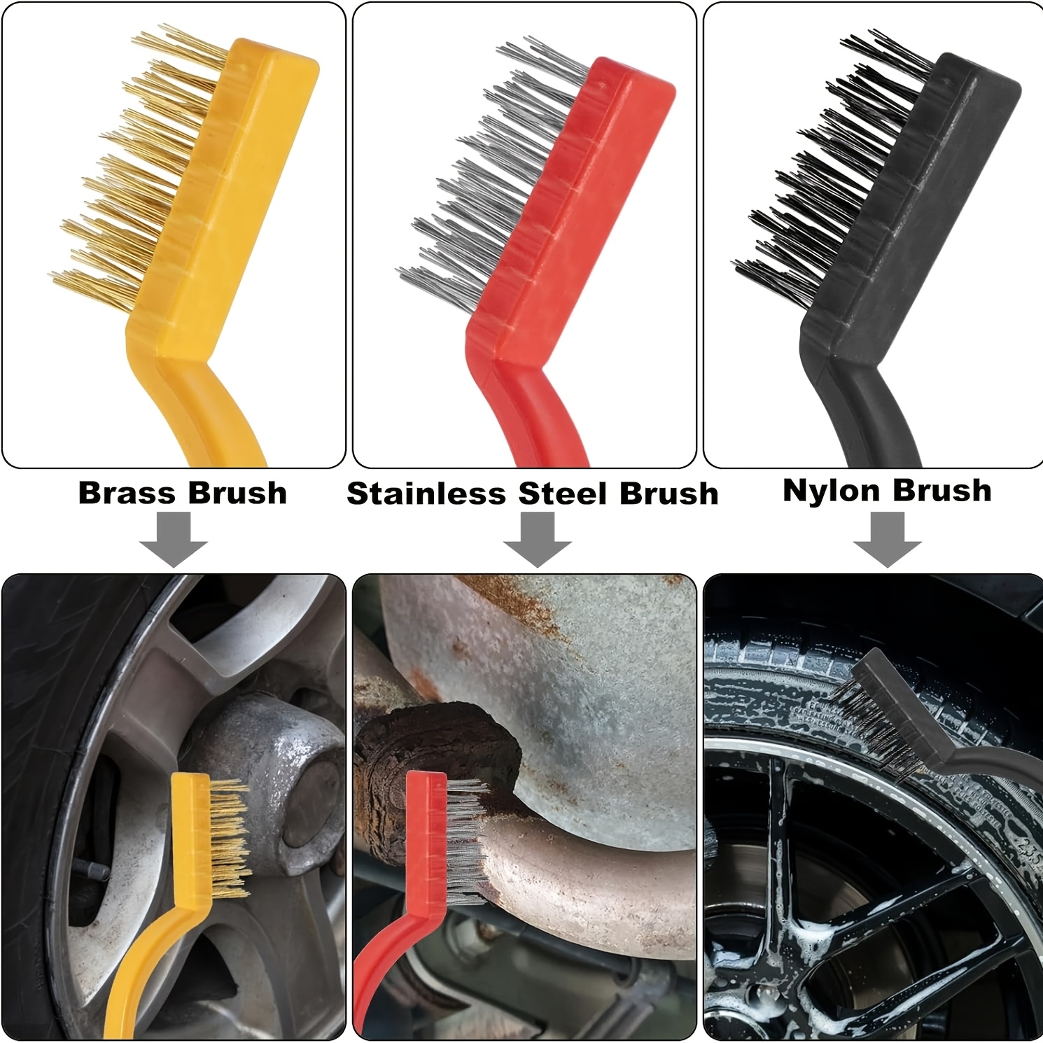 14pcs Car Detailing Brushes Cleaning Kit