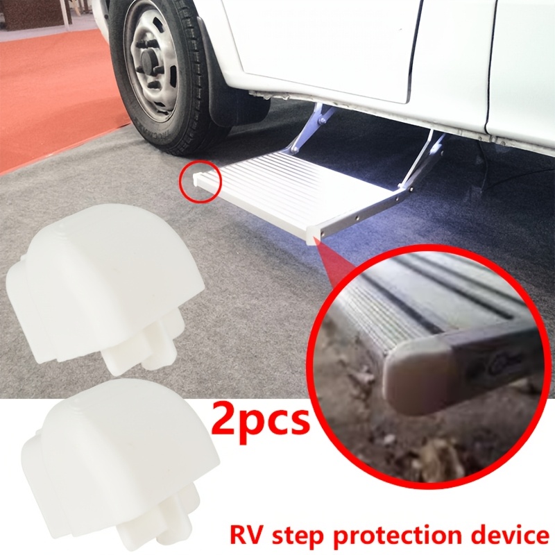 2pcs Rv Step Protection Device Rv Folding Step Edge Guard
