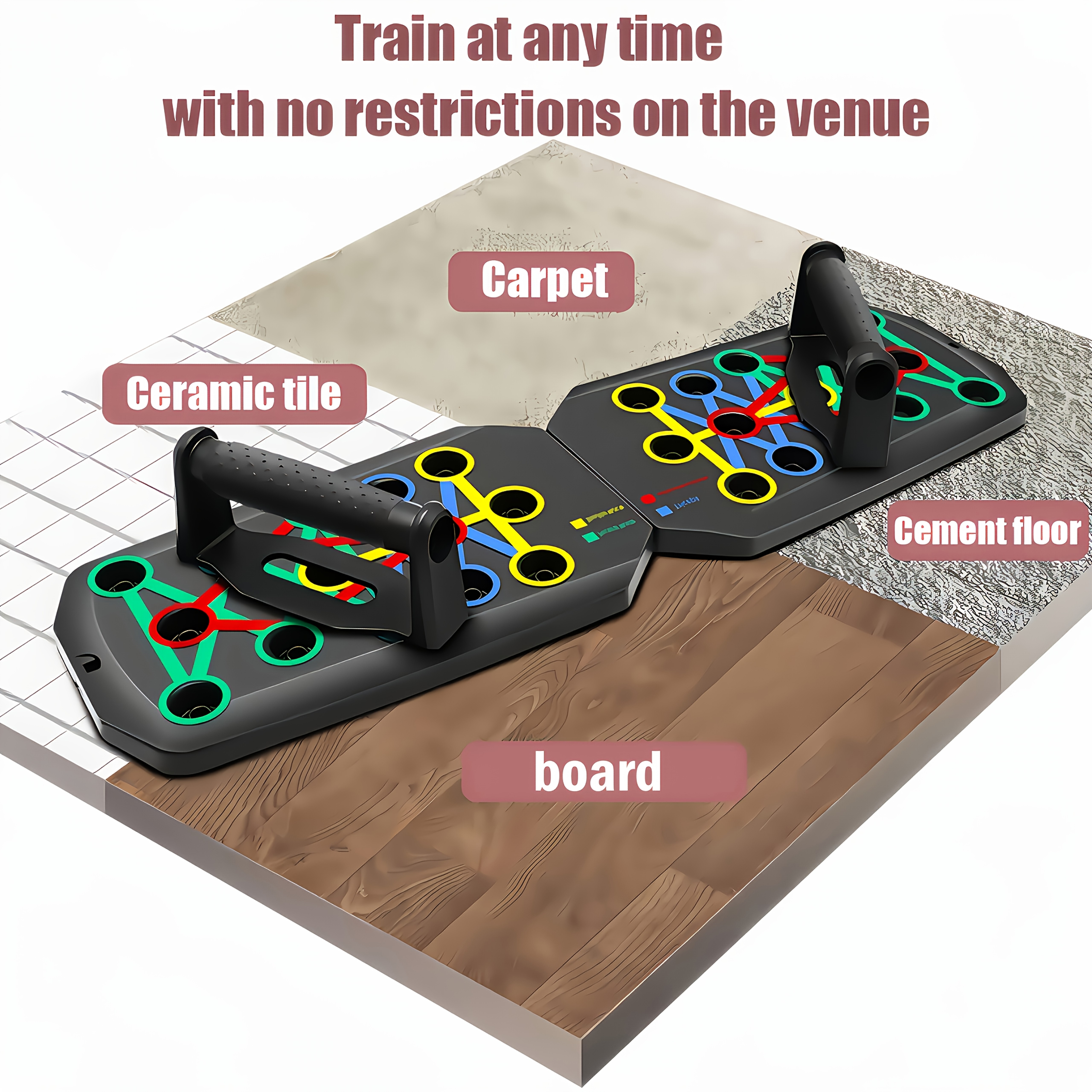 5pcs Multifunctional Push-Up Board Fitness Set