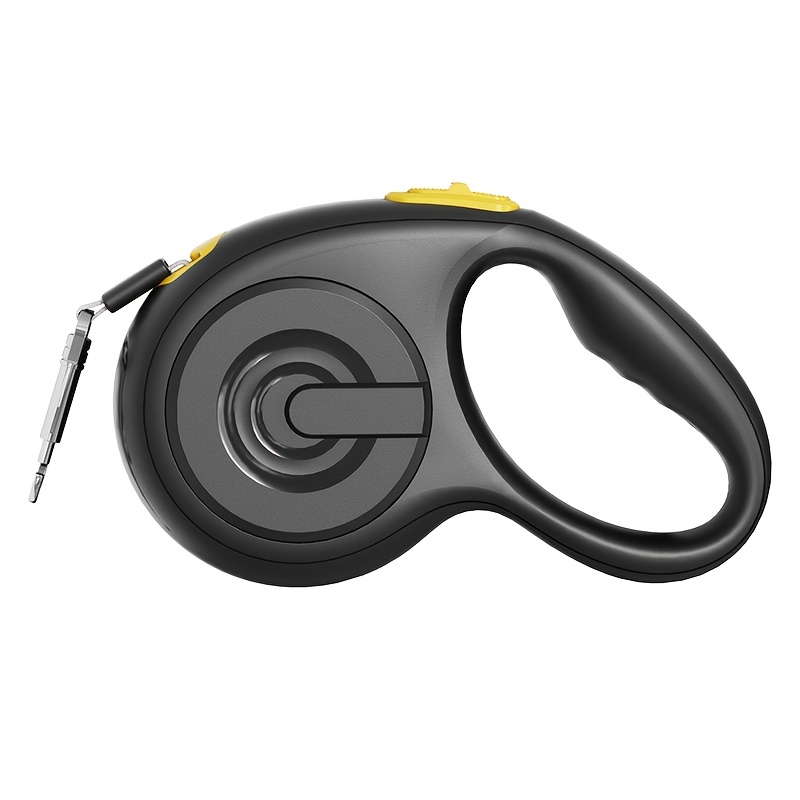 TEMU Cyclone Retractable Dog Leash 5m Heavy Duty, One-button Brake & Lock System, Anti-burst And Design, Durable -free , Supports Up To 150kg Pulling