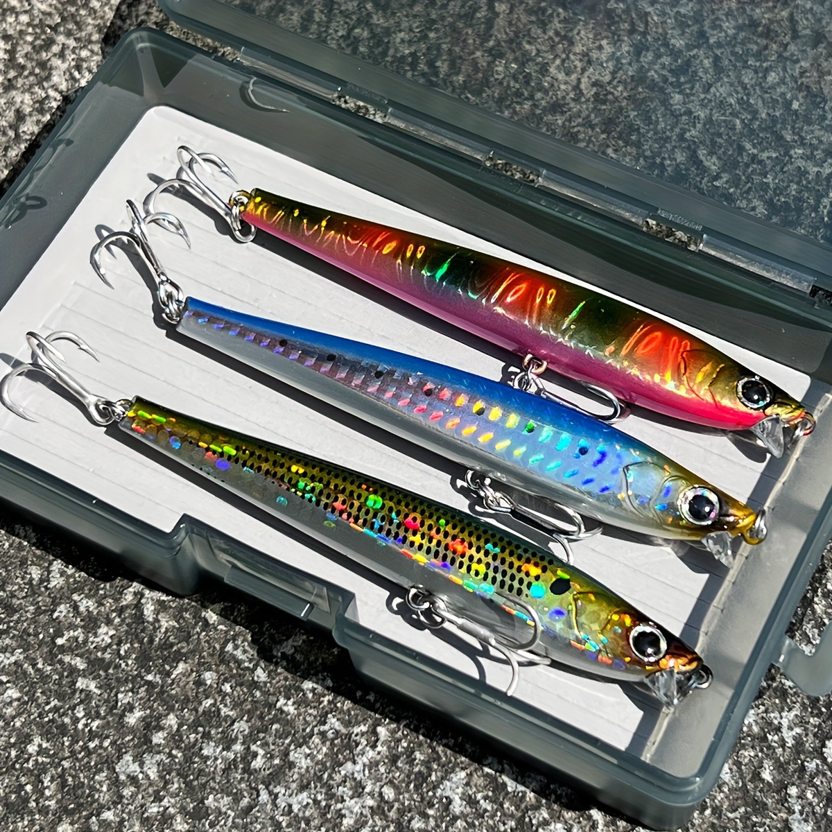 TEMU 3pcs In A Box Set Of Lures, Long- , And Lures