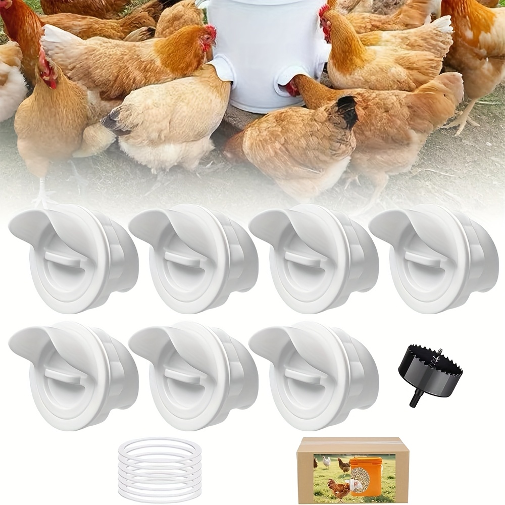 diy chicken feeder port mess cups kit Temu Australia