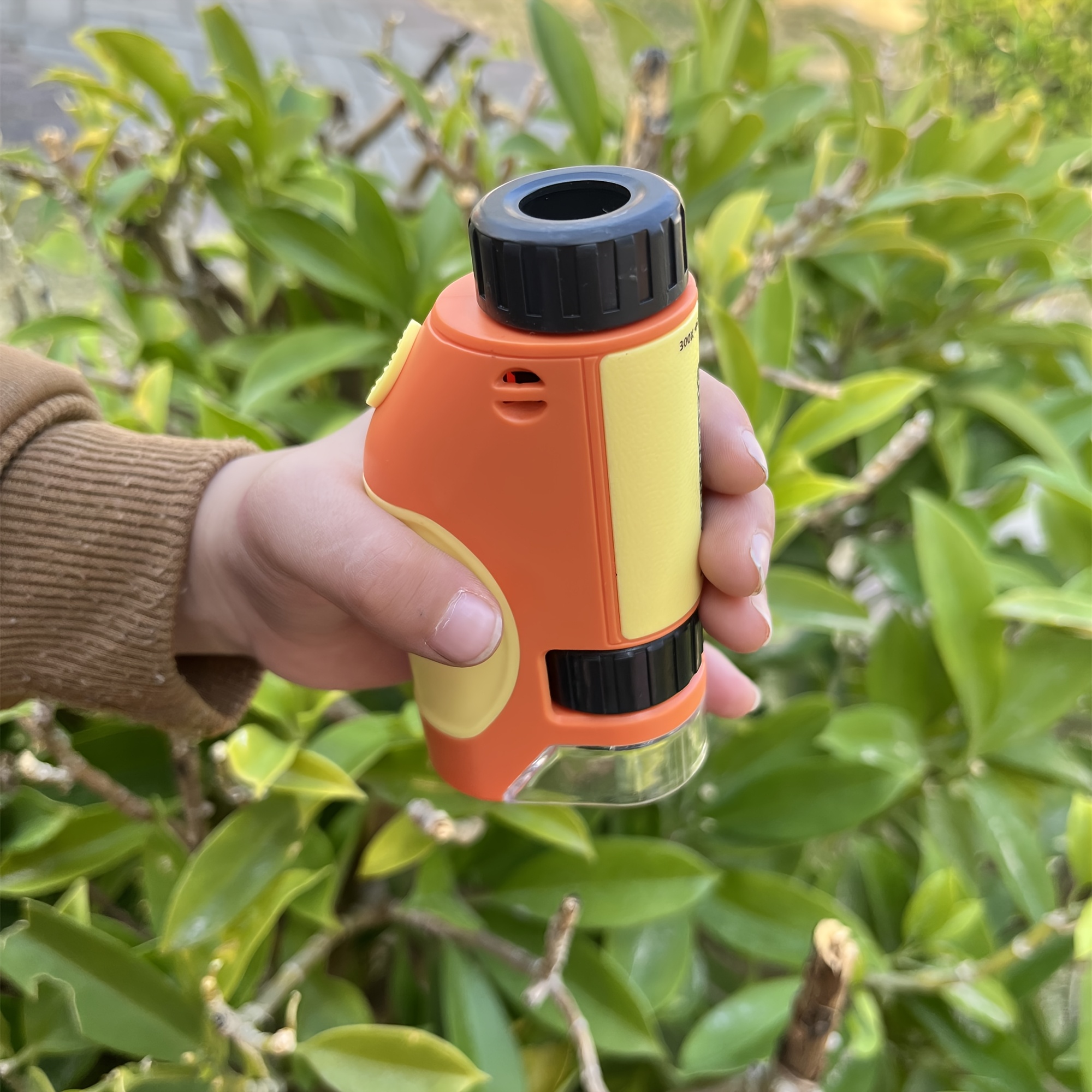 Vision Kids Microscope 360° avec lumière LED, Jouet éducatif Scientifique pour débutants, Exploration et découverte