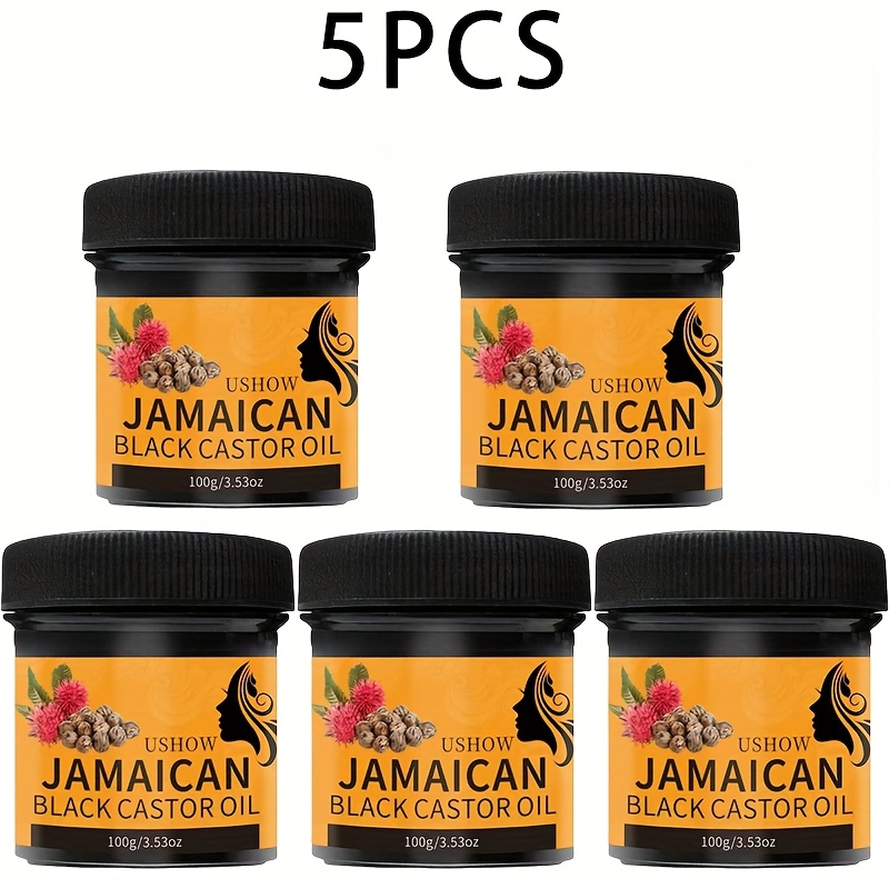 2pcs Jamaican Black Castor Oil Hair Paste for Moisturizing