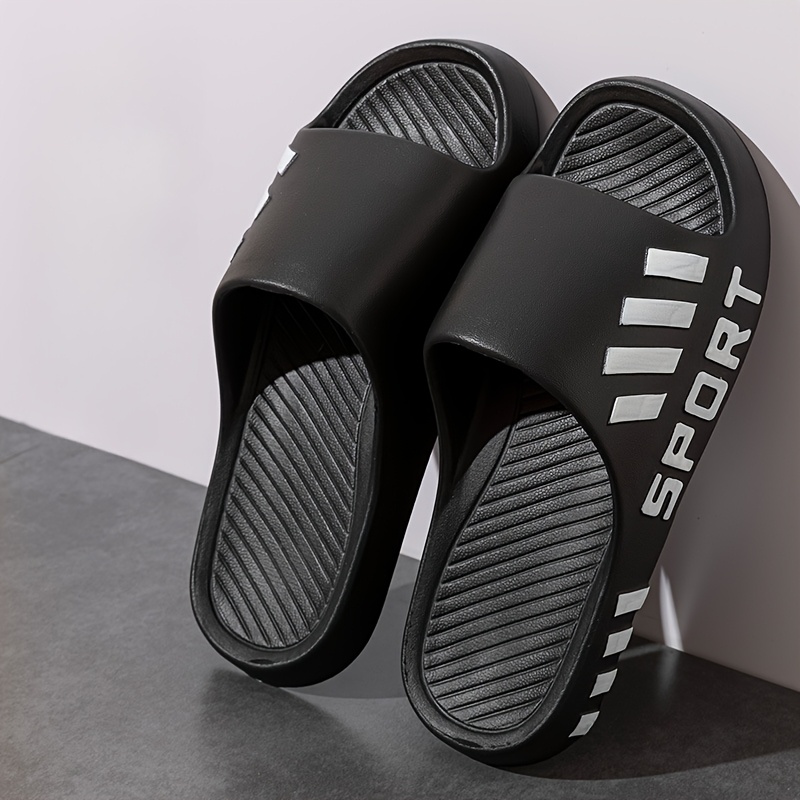Sports Style Men's And Women's Slippers, Eva Non-slip Comfortable Open-toe Slippers, Suitable For Outdoor Casual Wear In