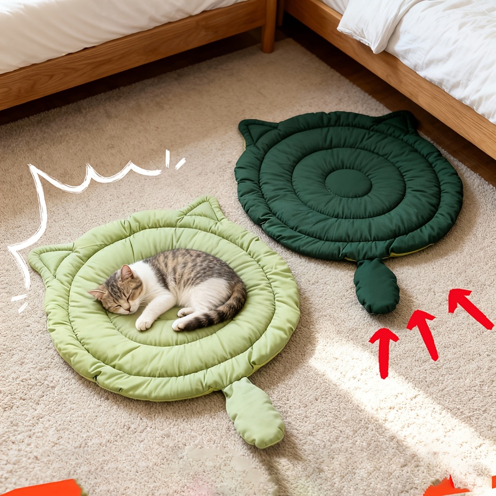 a universal cat sleeping pad cute dog mat for sleeping big faced   soft and breathable for   washable Product details 4