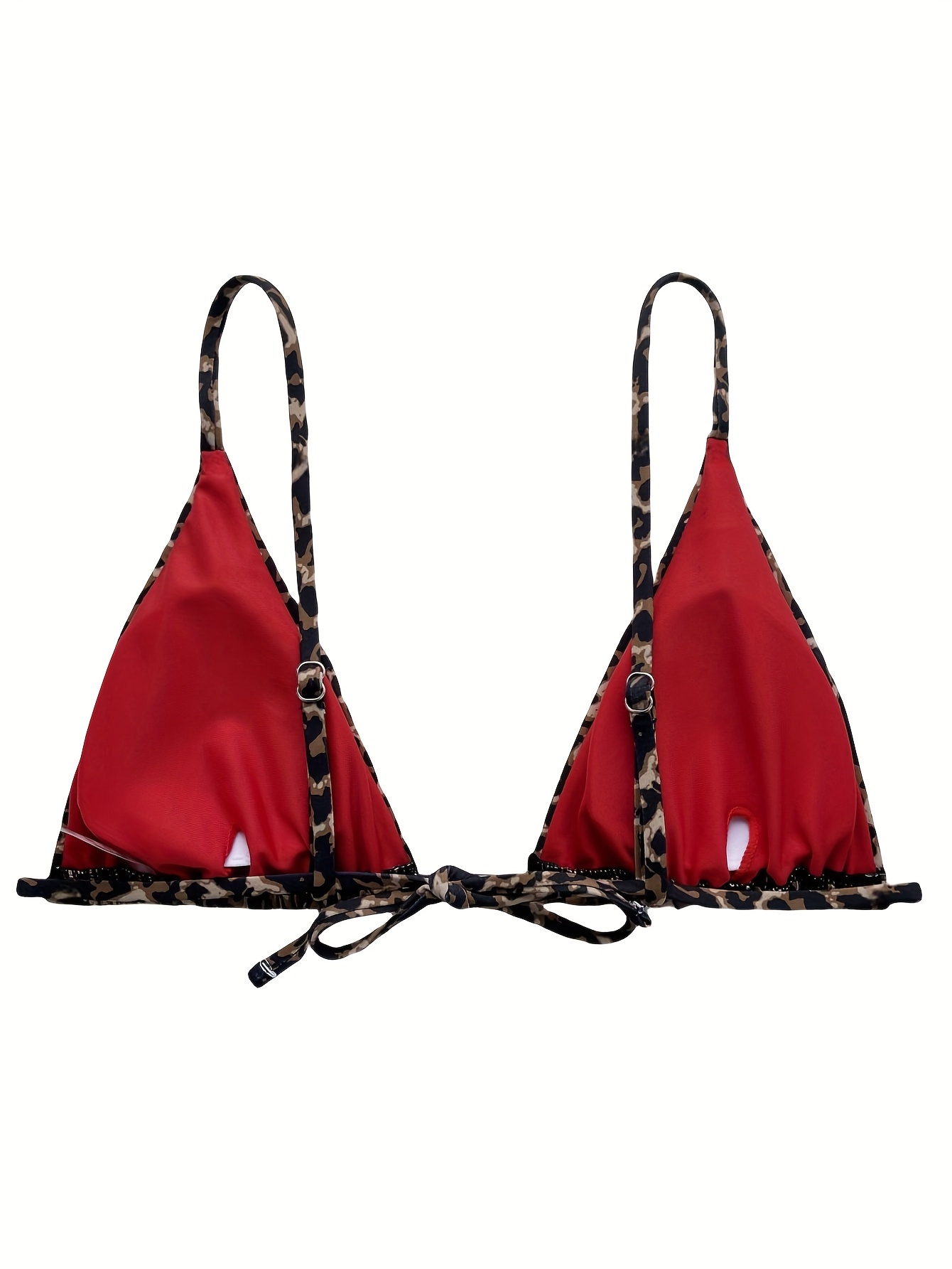 Triangle Bikini Calzedonia Bikini Leopardo Rojo Top Bikini