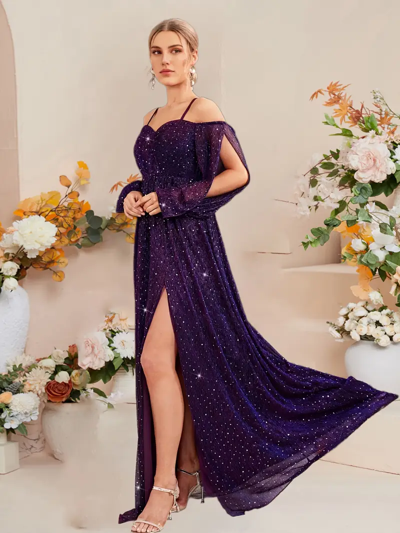 long sleeve backless bridesmaid dress Burgundy Fashion V neck Long Sleeves Bridesmaid Dresses, Wedding Party Dress, MB111