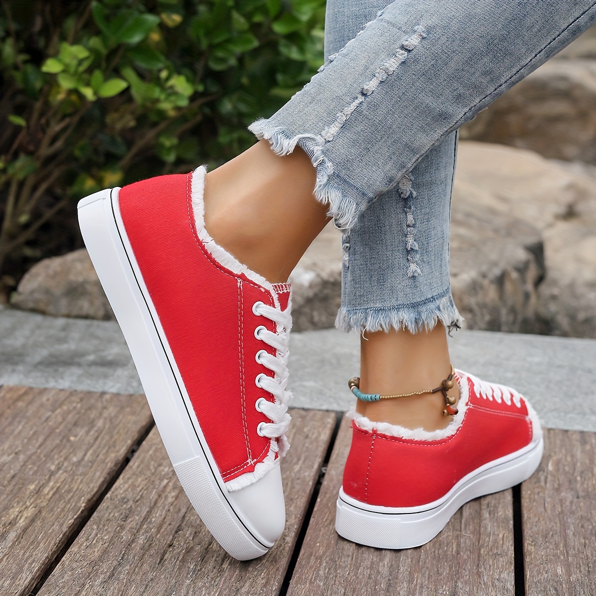 zapatos tabla casuales moda europea americana mujer women's Temu - Main Image