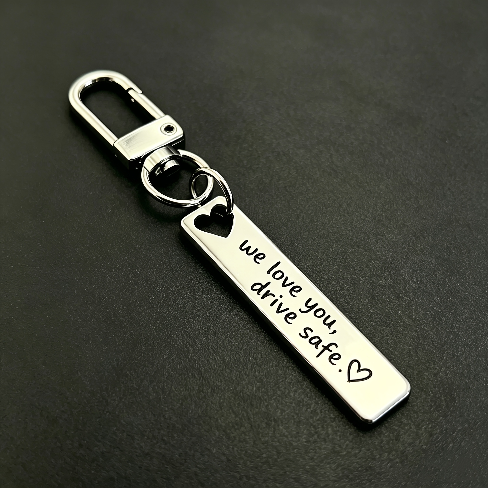 TEMU 1pc - You, Stainless Steel Keychain | Car Key Pendant | Holiday Gift For Family, Parents, , Husband,