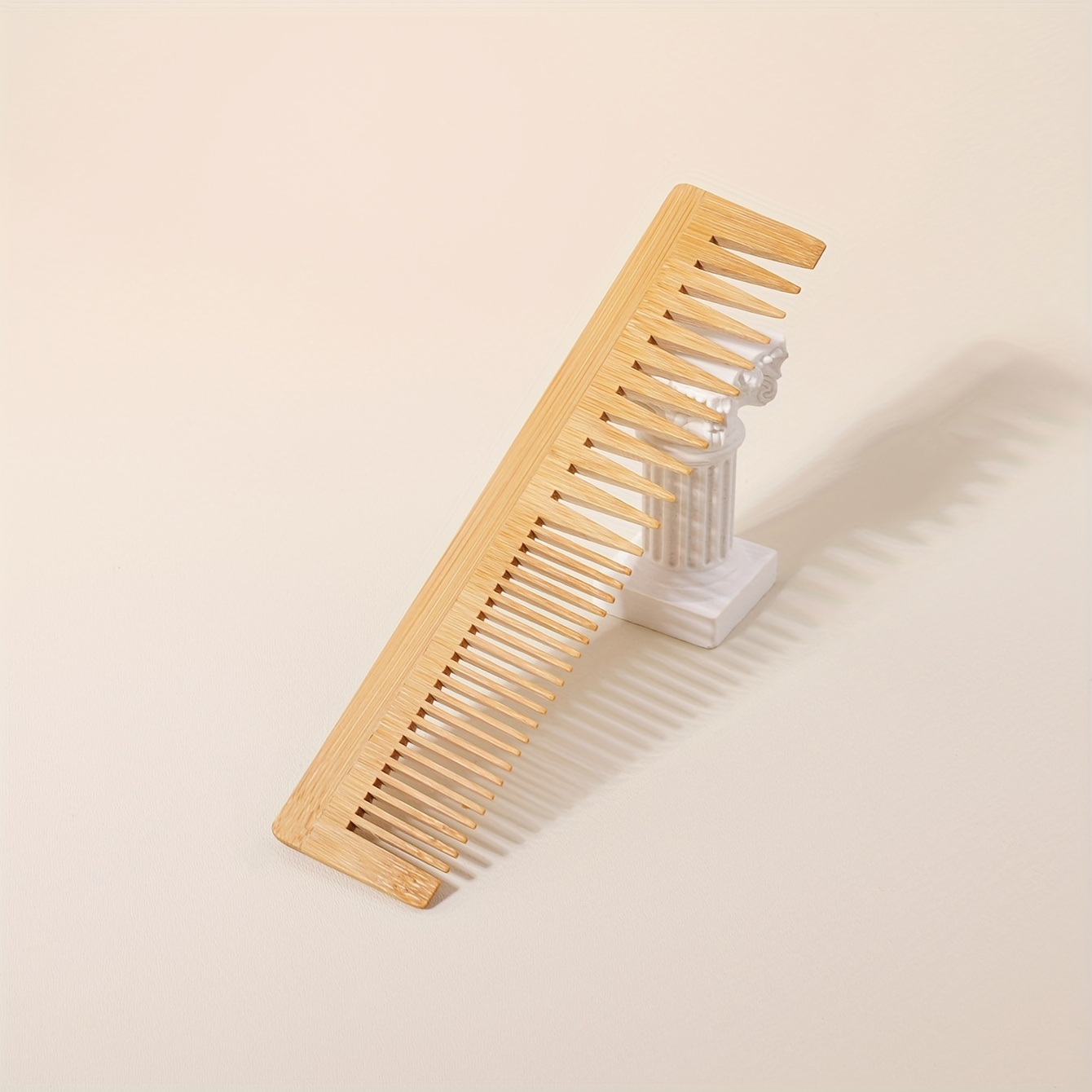 

1pc Wooden Comb - & Tooth, -static, For Detangling & Styling All Types