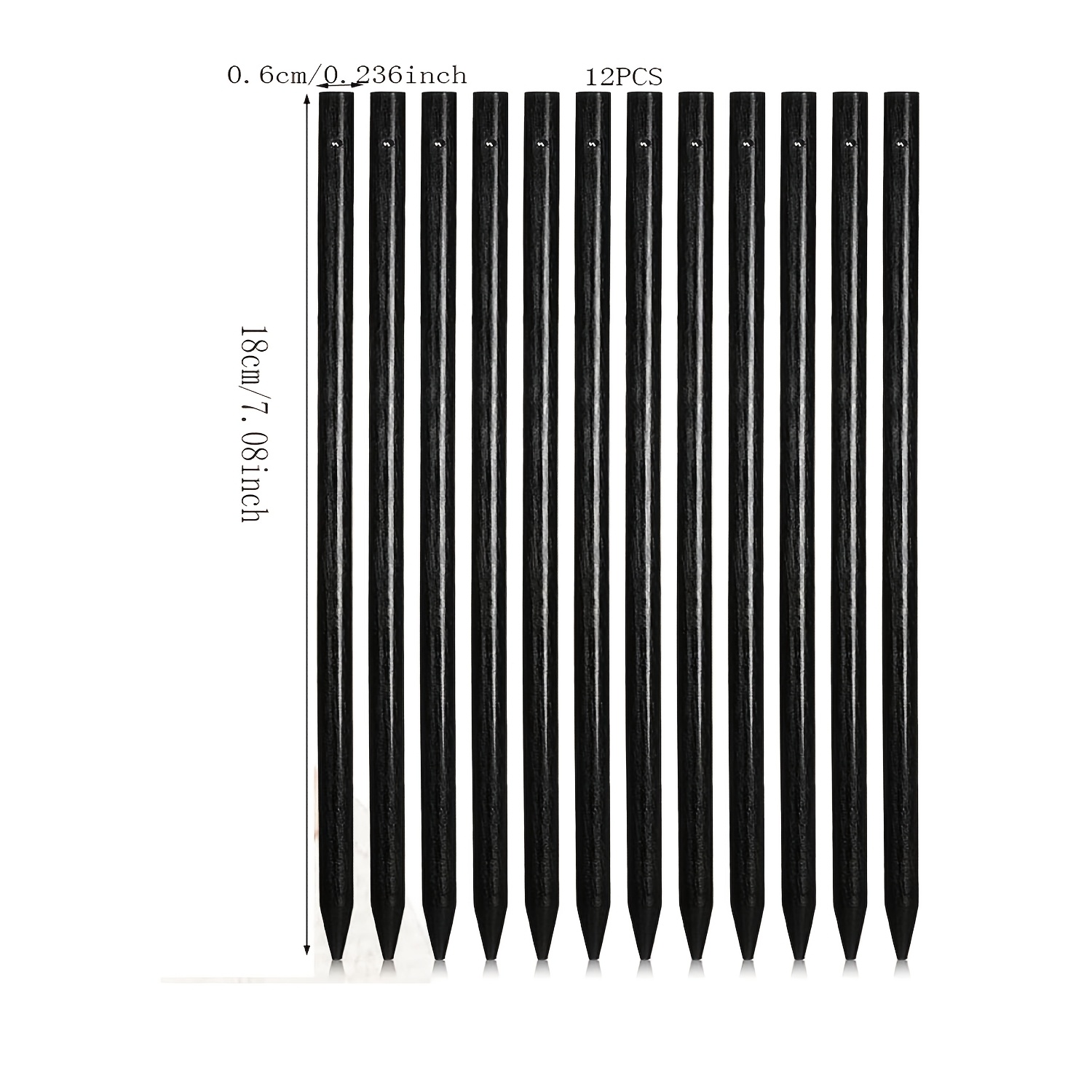 TEMU Paquete de 12 piezas / 12 pinzas para moños estilo palillos - Horquillas de madera vintage tipo lápiz para el pelo, adecuadas para mujeres,