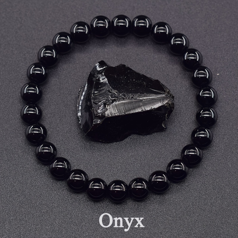

Simple et élégant collier de chaîne en perles de verre, noir, accessoire de mode polyvalent pour hommes.