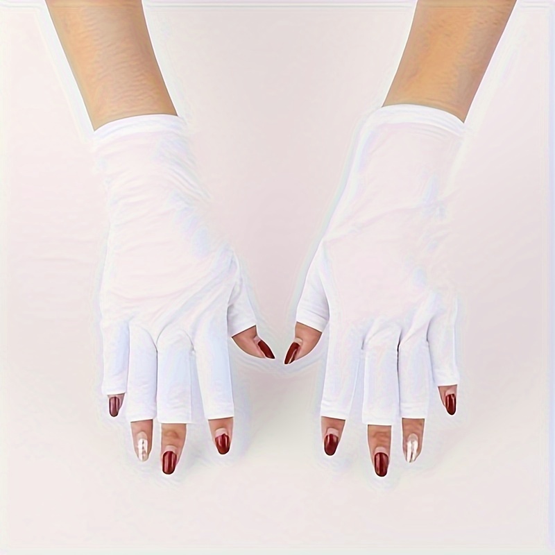 

Gants en Tissu Tricoté Polyester, Gants de Nail Art Toutes à Laver à pour Utilisation Extérieure, Accessoires de Nail Art | Gants Ajustés | Gants Tricotés