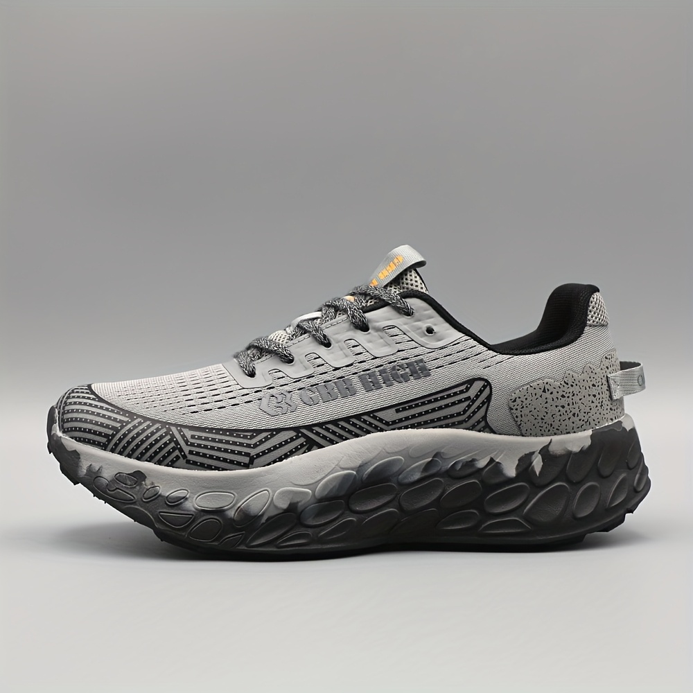 Men'S Thick-Soled Height-Increasing Sports Casual Shoes, Comfortable And Lightweight, Shock-Absorbing Outdoor Jogging Shoes, Slip-Resistant And Breathable Hiking Footwear