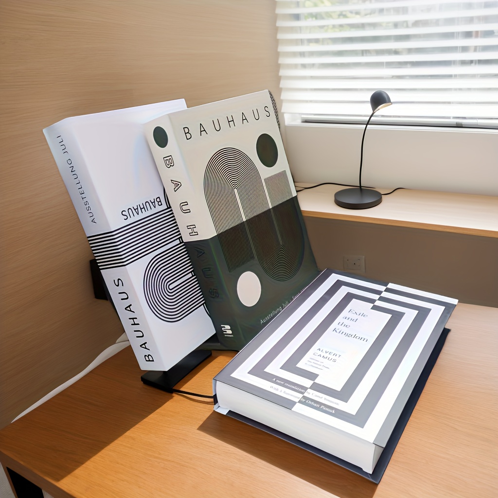 TEMU 3pcs Set Of Frameless Paper Luxury Book Decorations, Simulated Books For Room Decoration, Style, Suitable For Home Office Shelves