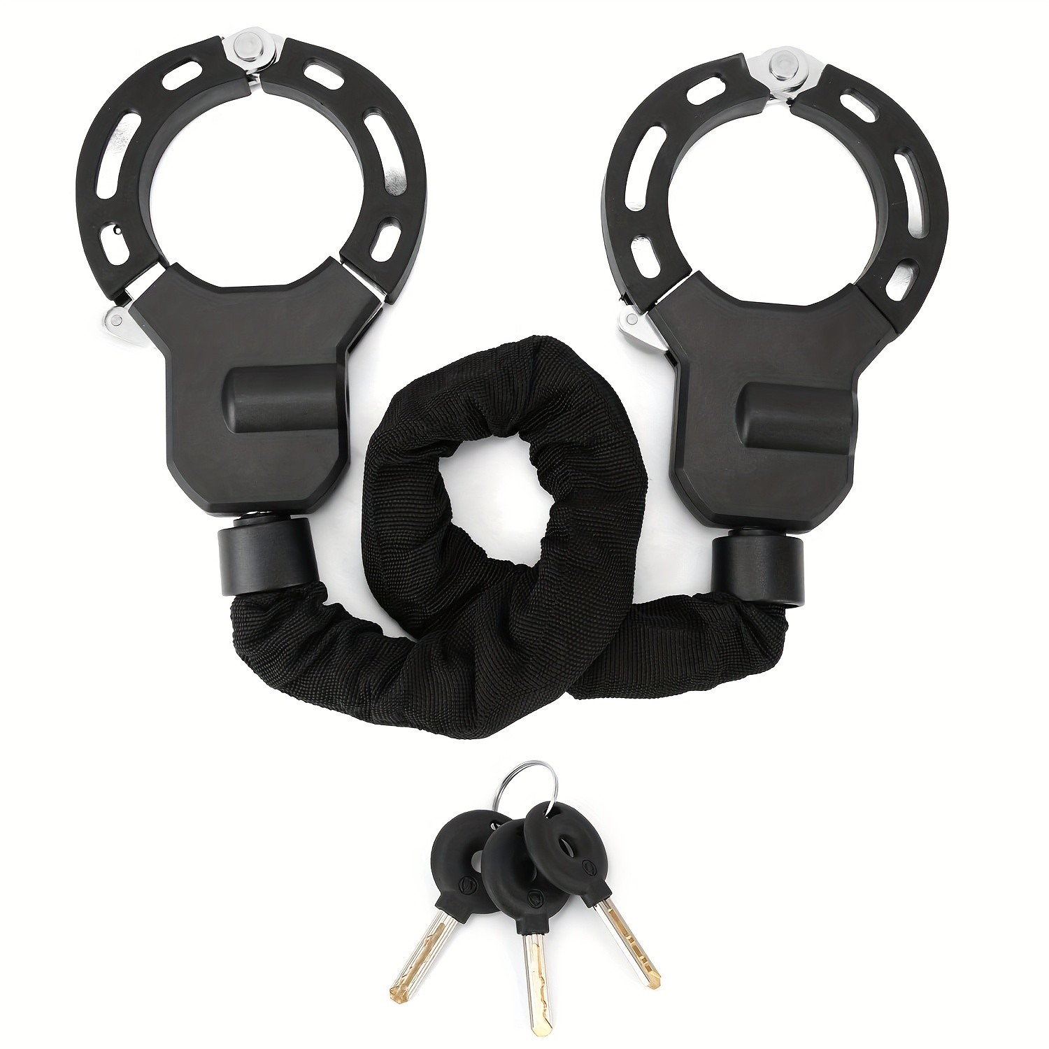 TEMU Electric Scooter Lock, Handcuff Lock, Bicycle Lock (with Key), 36.22 Inch Colorful Lock, Bicycle Lock, Electric Bicycle And Electric Scooter