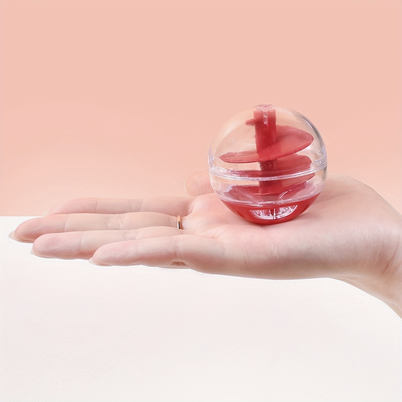 Cat Slow Feeder Toy Pet Slow Feeder Cat Food Dispenser Toy Cat Toy Ball Pet Selfentertainment Toy, Without Battery