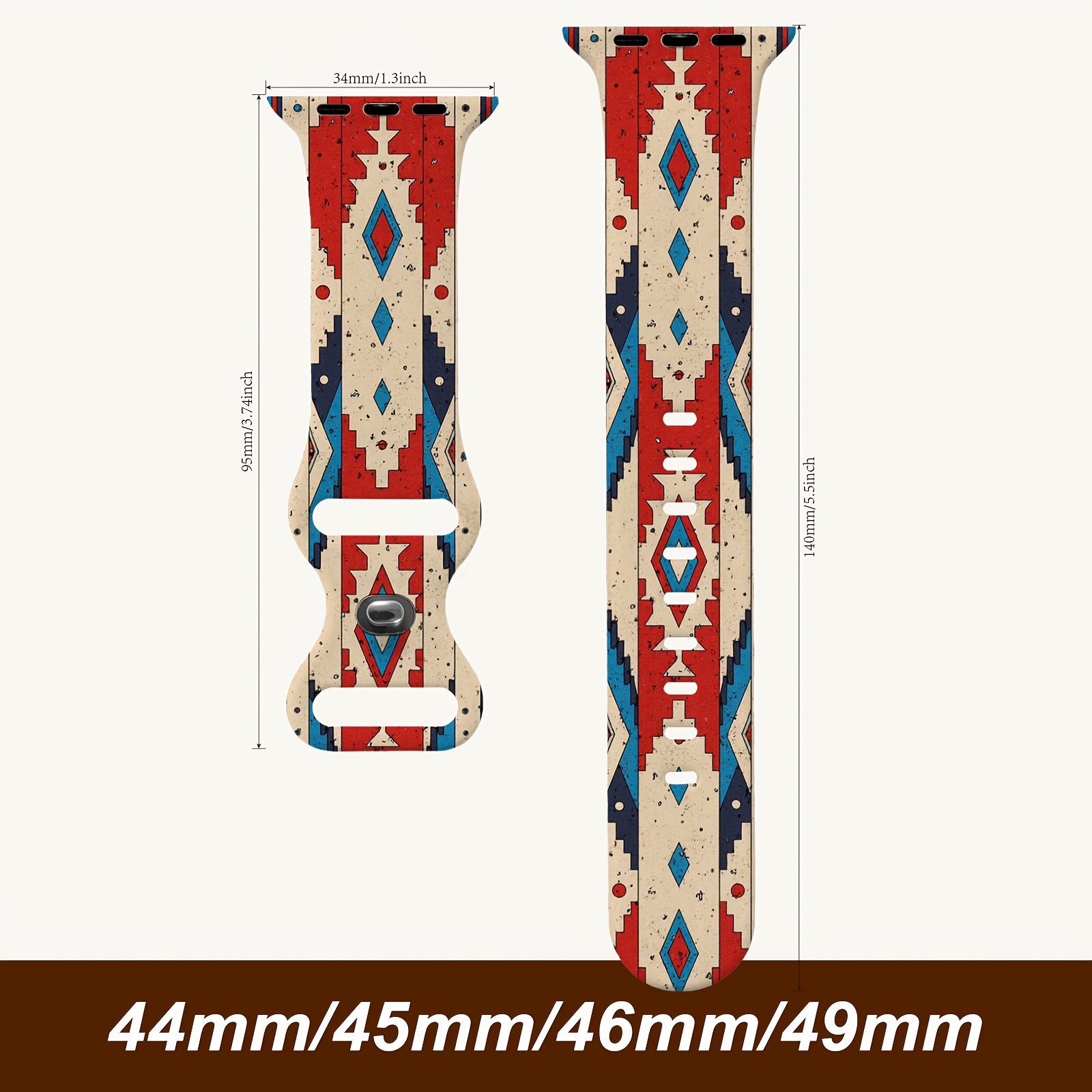 TEMU Bands Iphone Watch Bands Watch Cute Bands For Womens/mans Series 5/6/7 44/45/46/49mm Dressy 38/40/41/42mm Lightweight Quick Release Compatible