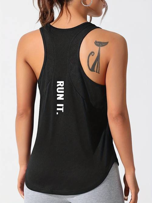 womens yoga fitness vest loose breathable and quick drying yoga running cycling clothes at ordinary times
