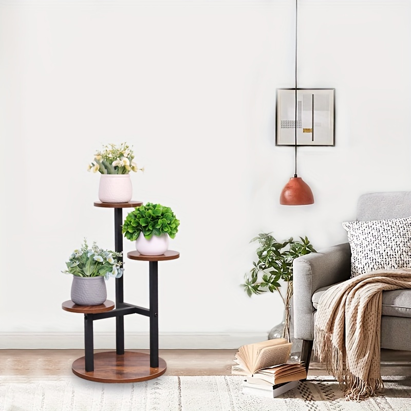 3 layer metal plant support indoor tall plant stand a - Temu Mexico