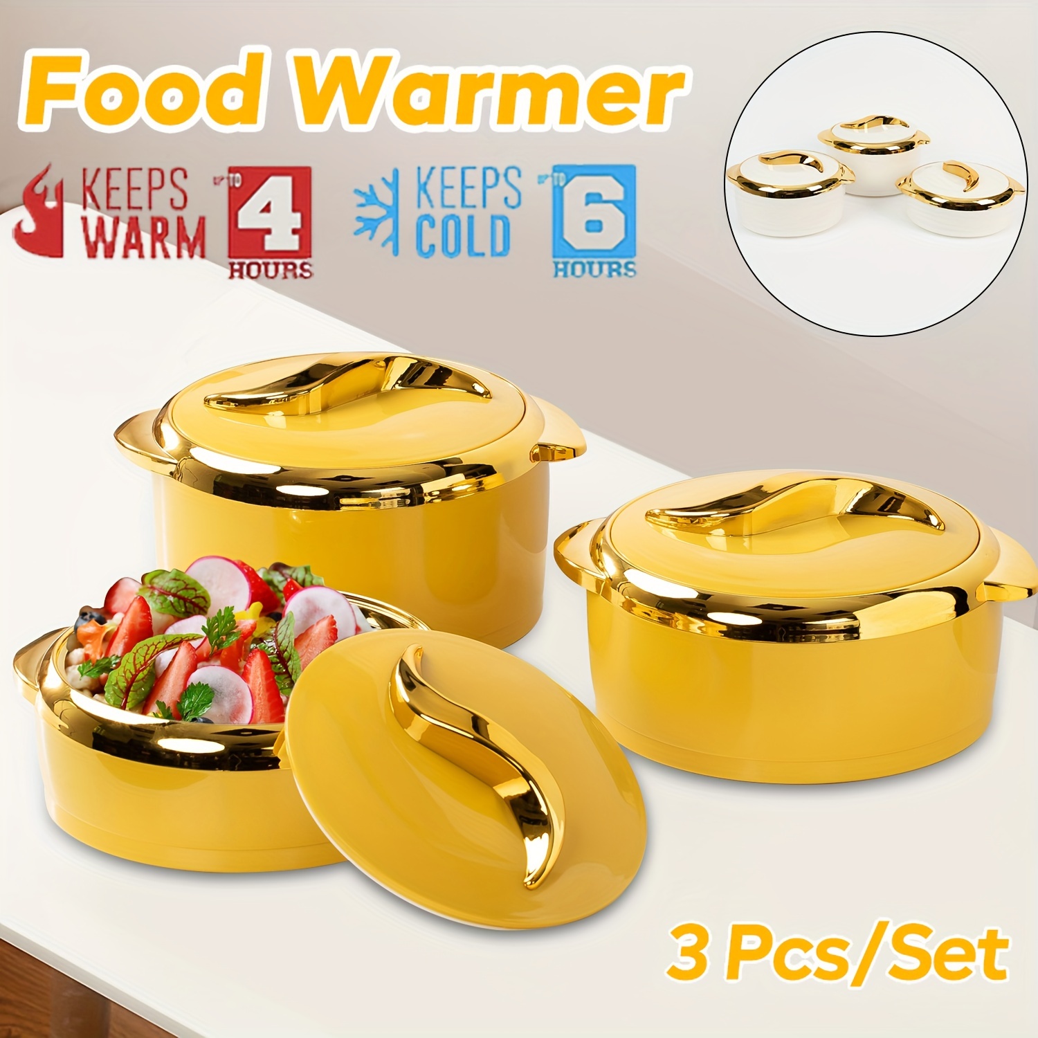 pcs food warmer set food warmer thermal Temu