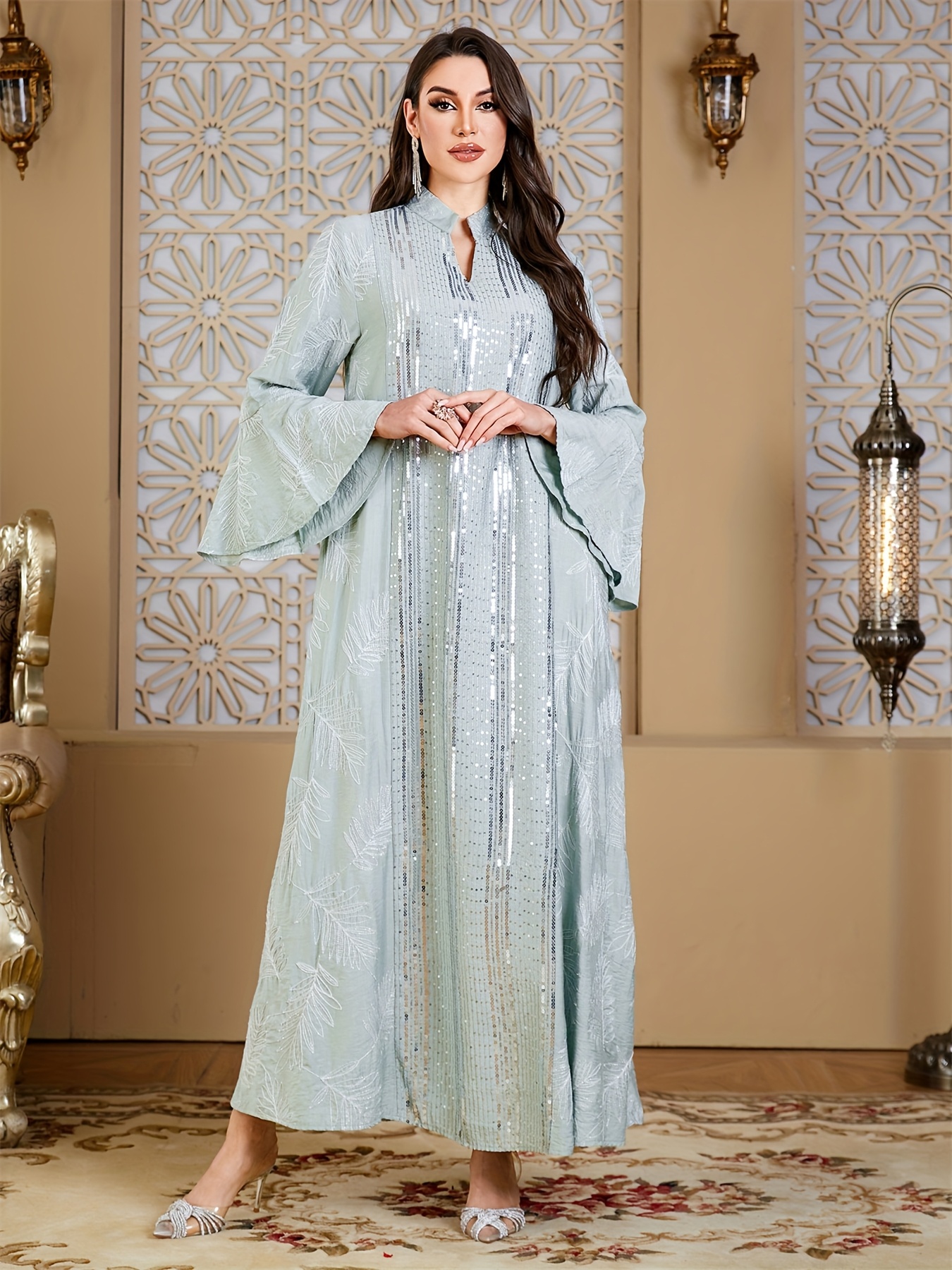 maxi dresses dubai Caelin Dubai Maxi Dress, Pink / 10