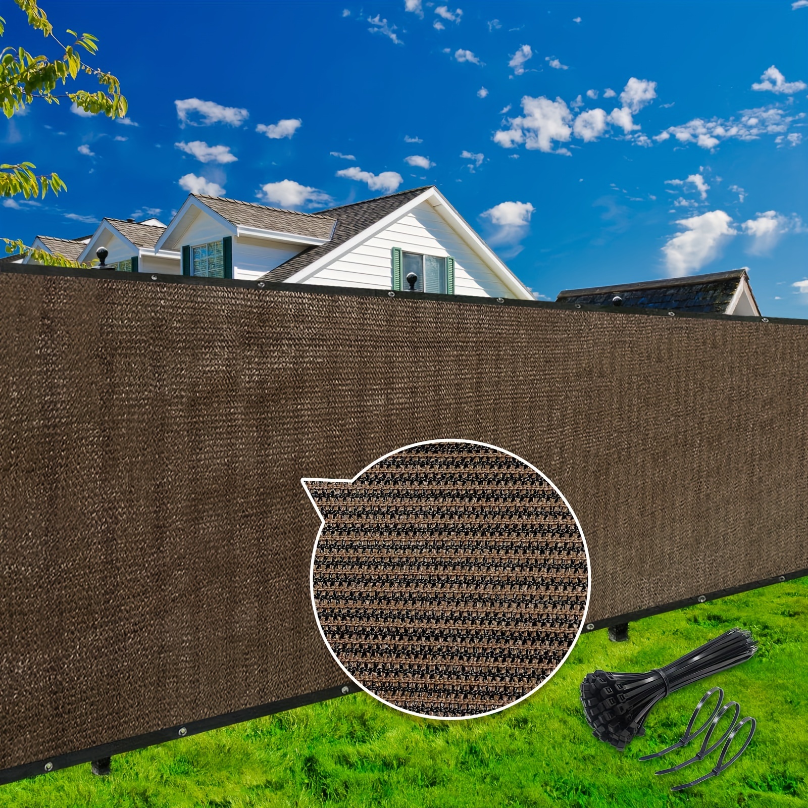 

Fence Privacy Screen Heavy Duty 170 Gsm Fencing Mesh Shade Net Cover For Wall Garden Outdoor Home Decoration