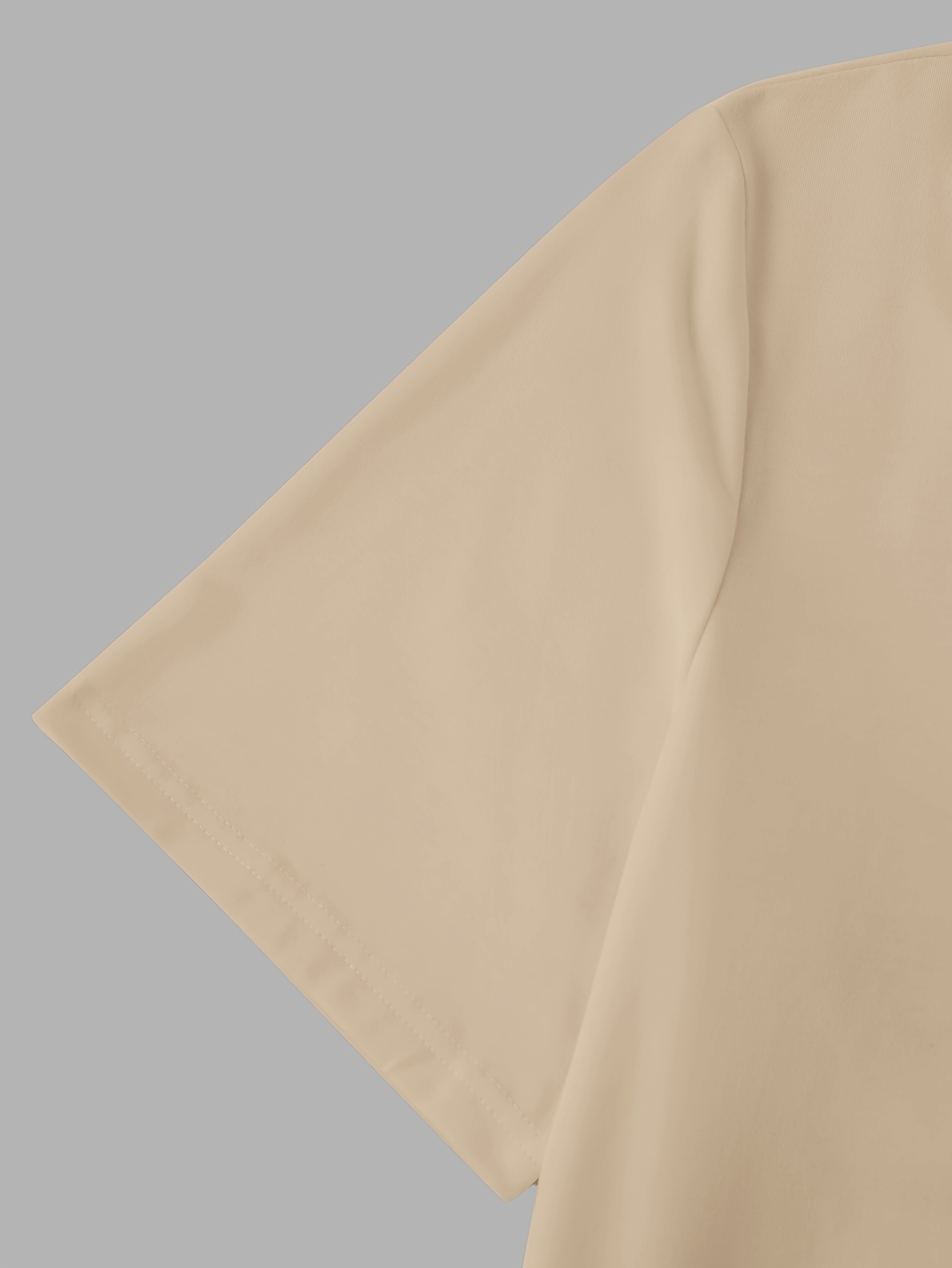 Plus Size Men's Summer V-Neck Solid Color T-Shirt, Breathable Casual Top, Athletic Comfort