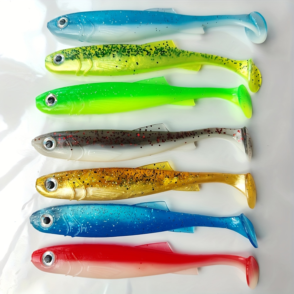 5個セット ソフトベイト シャッドスイムベイト 7.5cm/10cm/12.5cm 海水